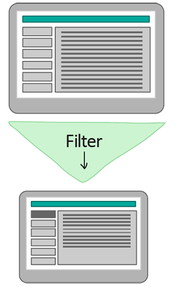 structure et navigation de site mobile