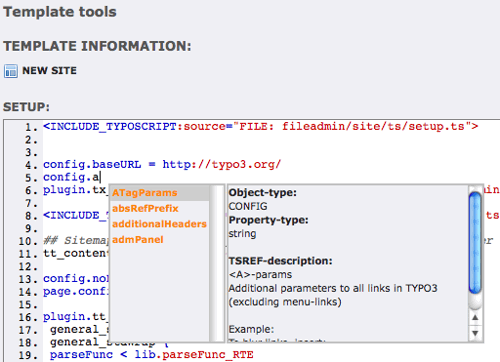 TYPO3_4.3_t3editor_auto_completion TYPO3 4.3 t3editor auto completion