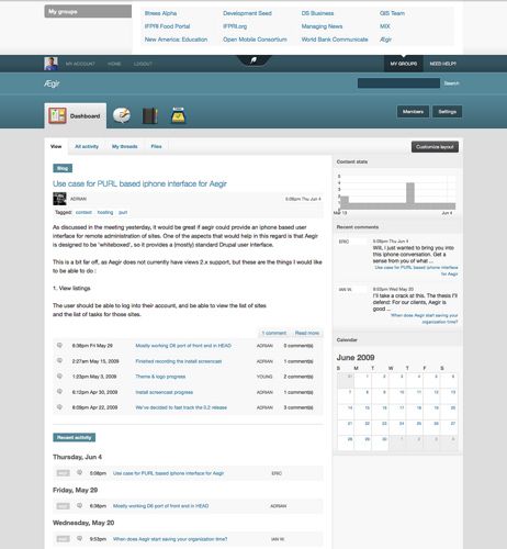 open atrium dashboard