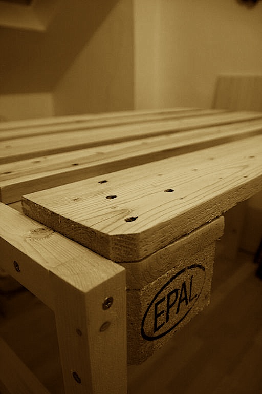 table en palette